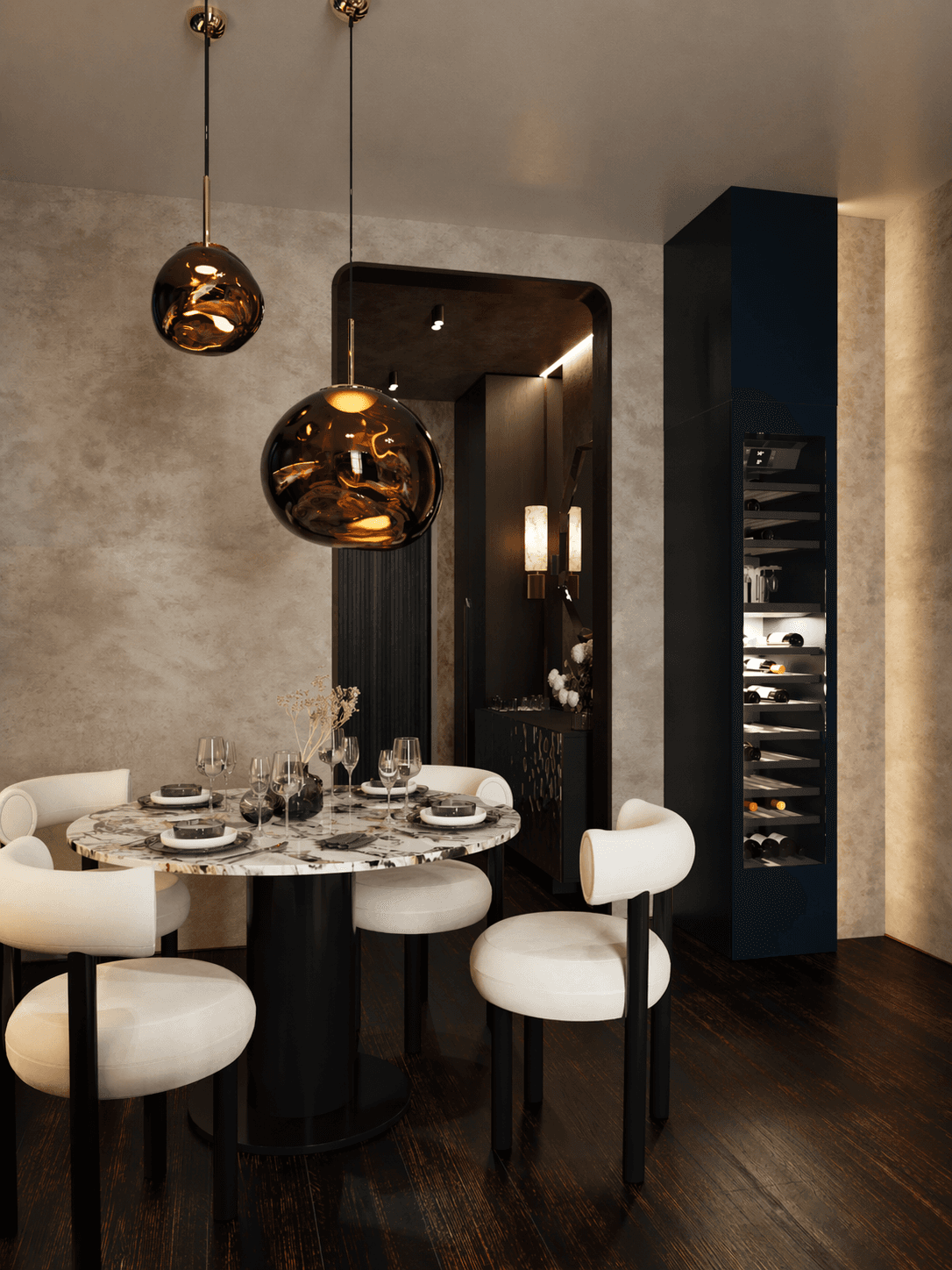 Dining table view 01