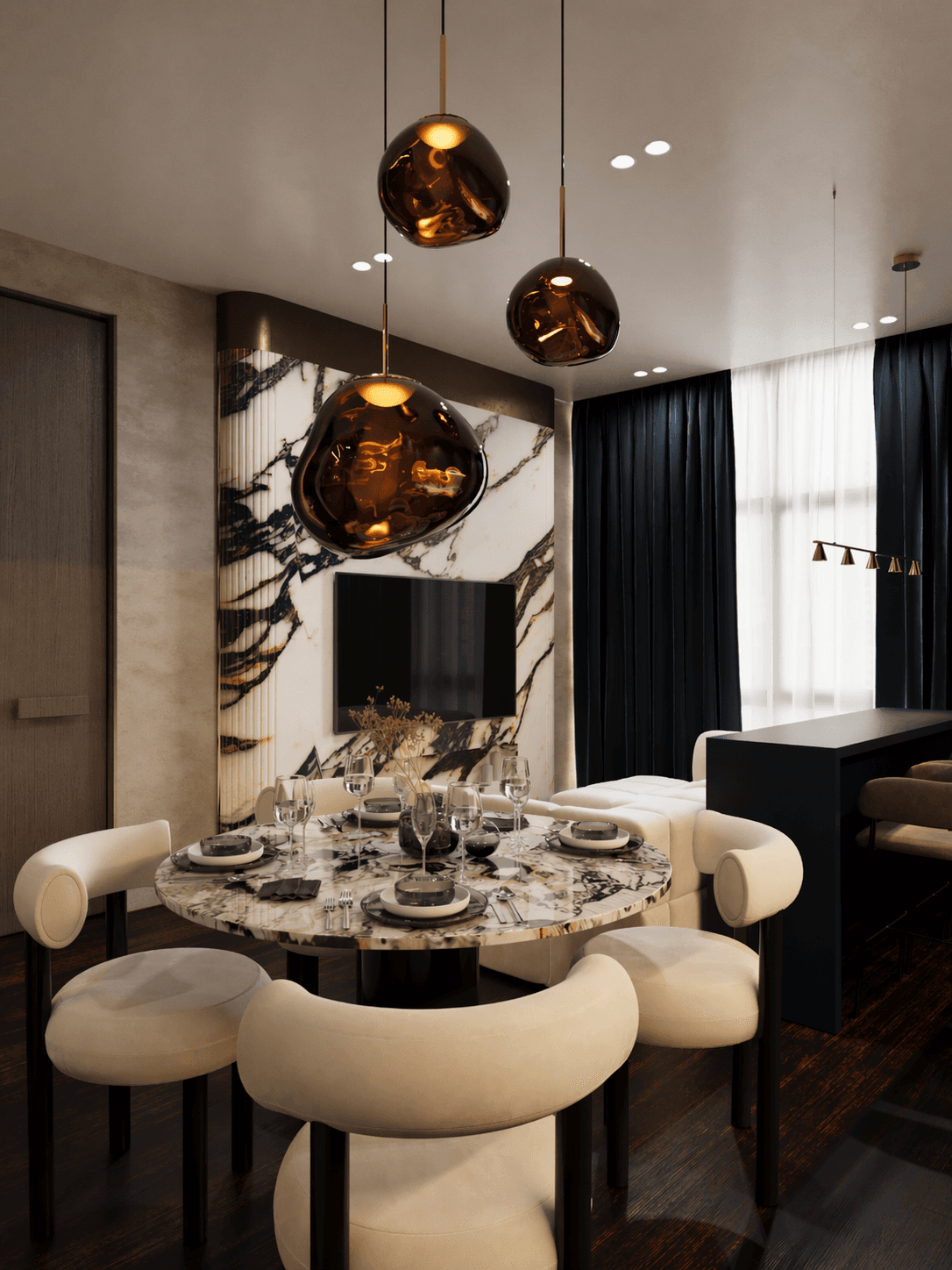 Dining table view 02
